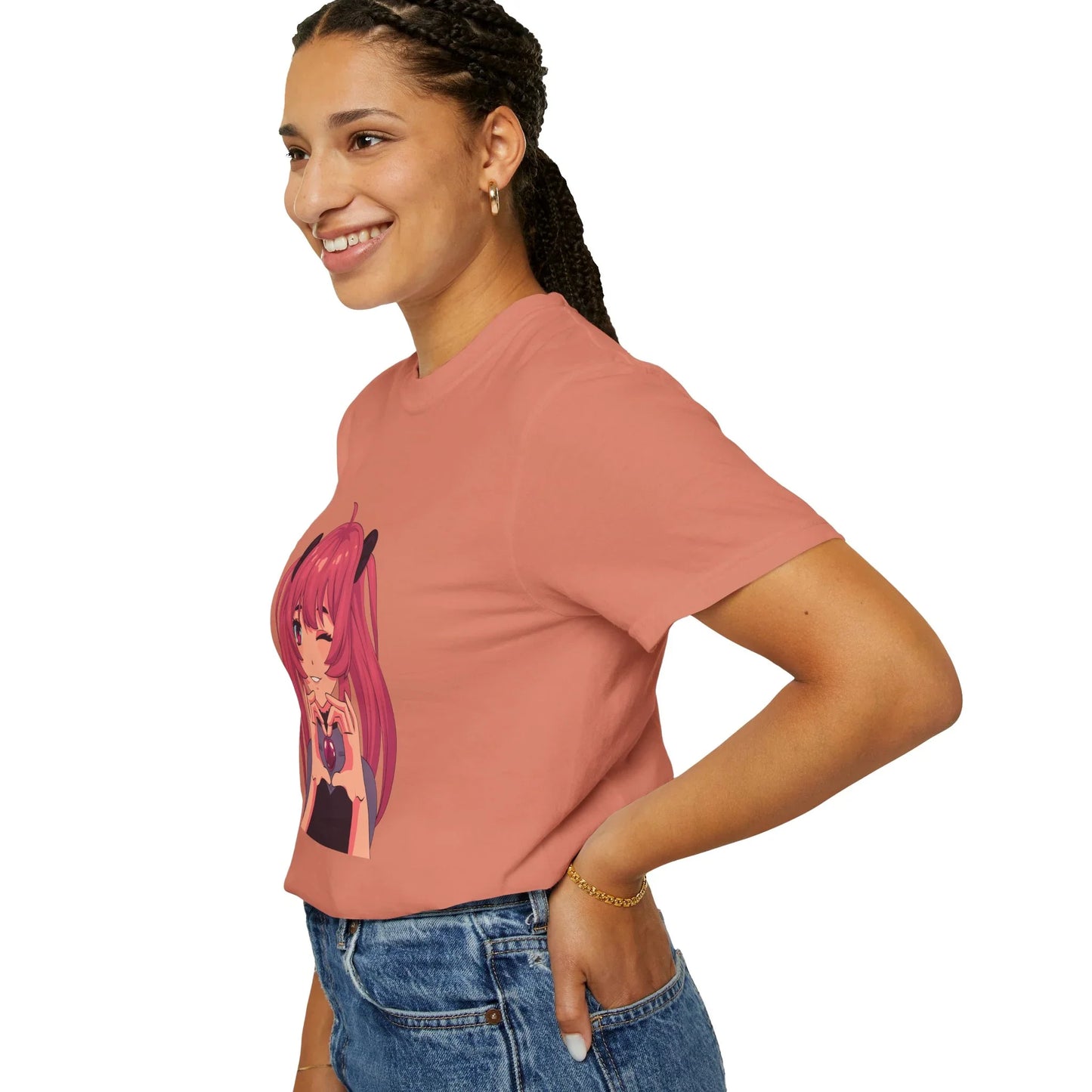 LOVE Garment-Dyed T-shirt for Women
