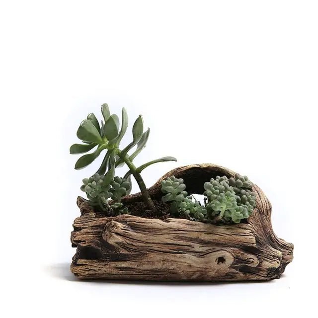 Tree - Shaped Resin Succulent Planter: Perfect for Any Space! - Thrifty Delights