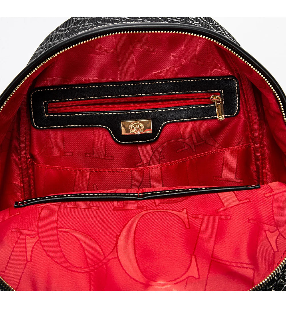 CH Shoulder Bag Luxury Brand Large Capacity Commuter Travel Backpack 2024 New Luxury Brand Designer Unisex Student Tote Storage