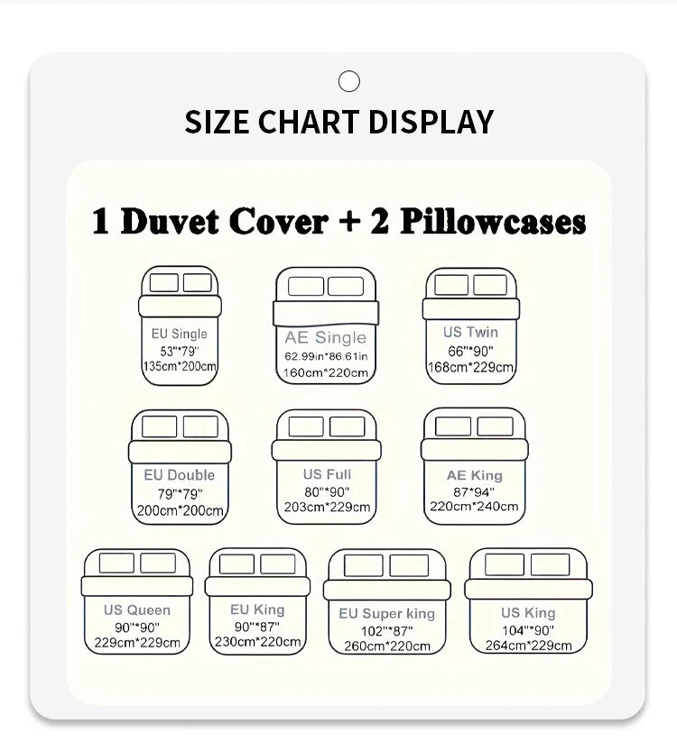 3-Piece Christmas-Themed Duvet Cover Se