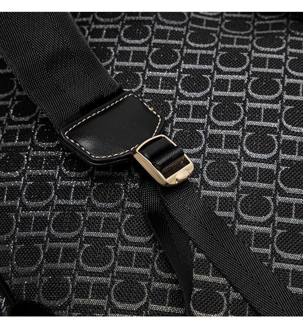 CH Shoulder Bag Luxury Brand Large Capacity Commuter Travel Backpack 2024 New Luxury Brand Designer Unisex Student Tote Storage