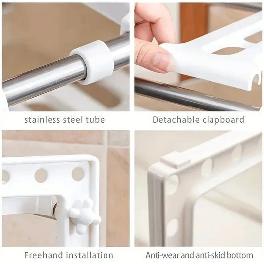 Cabinet Organizer Shelves, Stackable Kitchen Counter Shelves, Cabinet Organizer And Storage, Pantry Organizer - Thrifty Delights