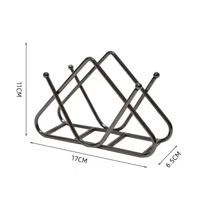 Napkin Holder For Table Modern Metal Black Napkin Holders For Kitchen Dining Tables Countertops Paper Cocktail Napkins Holder