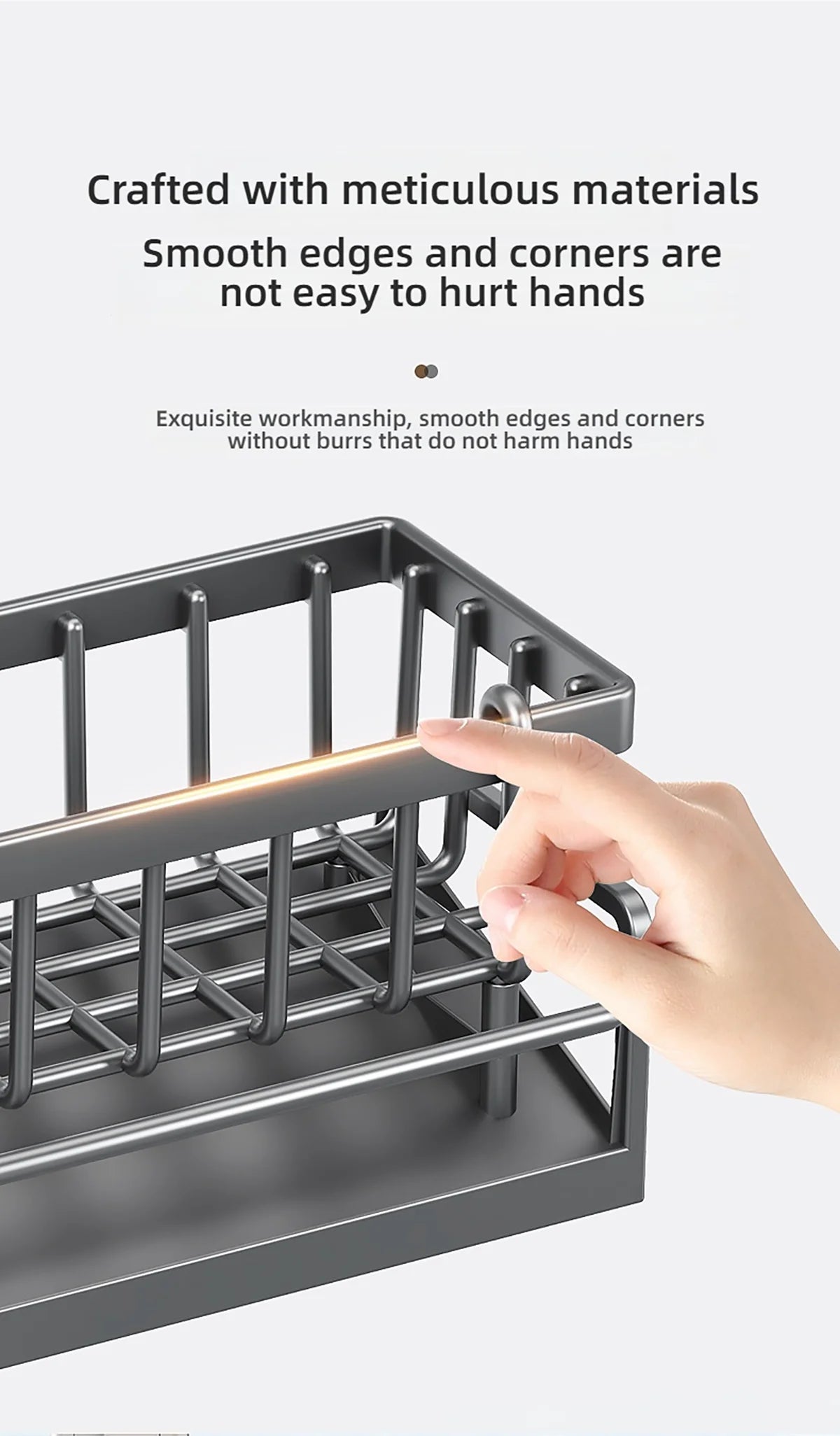 Kitchen Sink Drain Rack Organizer Sponge Storage Faucet Holder Soap Drainer Dishcloth Towel Rack Kitchen Sink Organizer