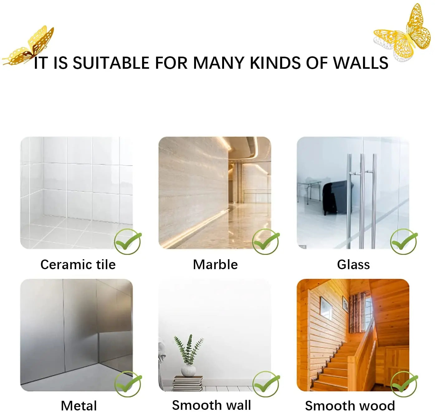 12Pcs 3D Luminous Butterfly Wall Stickers – Creative DIY Home Decor, Modern Wall Art & Gift Set