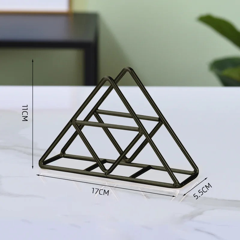 Napkin Holder For Table Modern Metal Black Napkin Holders For Kitchen Dining Tables Countertops Paper Cocktail Napkins Holder