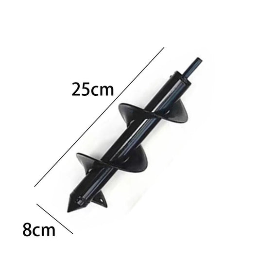 9 Size Garden Auger Drill Bit Tool Ground Drill Earth Drill Spiral Hole Digger Seed Gardening Fence Yard - Thrifty Delights