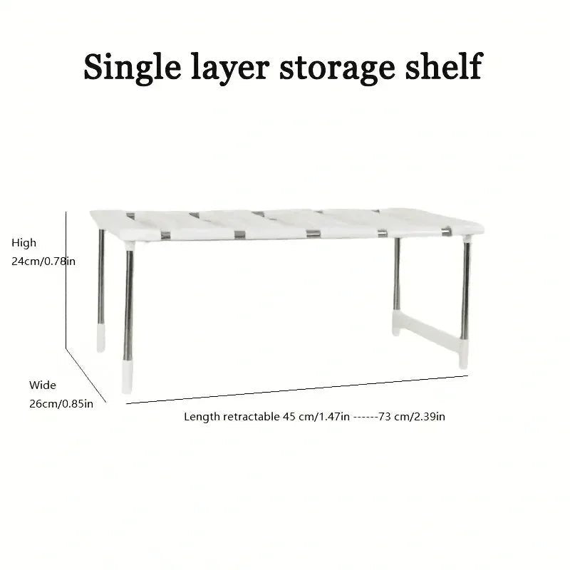 Cabinet Organizer Shelves, Stackable Kitchen Counter Shelves, Cabinet Organizer And Storage, Pantry Organizer - Thrifty Delights