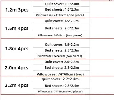 New Comfortable Soft Skin-friendly Cotton Aloe Vera Cotton Four-piece Set Active Cotton Bedding Sheet Quilt Cover