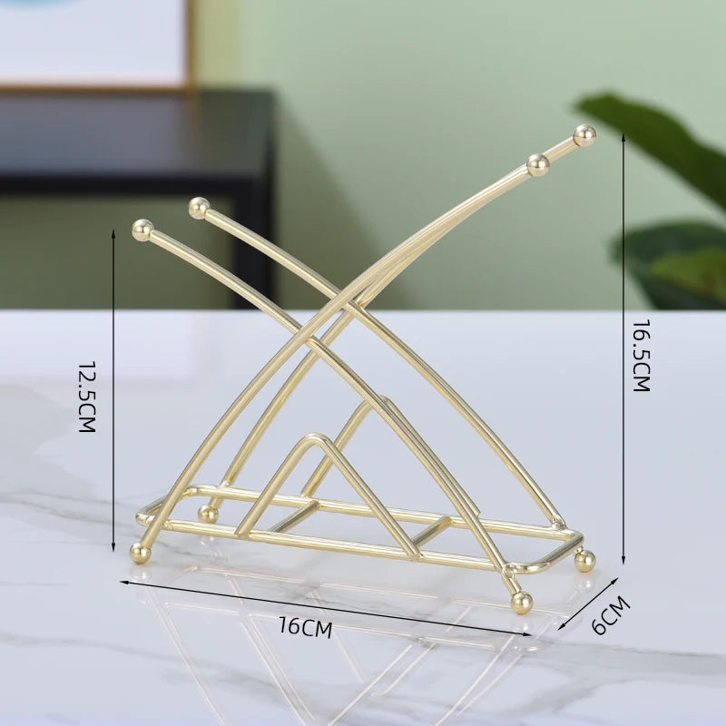 Napkin Holder For Table Modern Metal Black Napkin Holders For Kitchen Dining Tables Countertops Paper Cocktail Napkins Holder