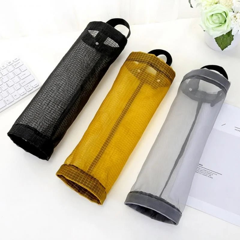 Home Grocery Bag Holder Wall Mount Plastic Bag Holder Dispenser Hanging Storage Trash Garbage Bag Kitchen Garbage Organizer - Thrifty Delights