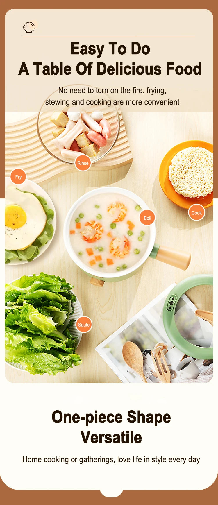 220V/110V Electric Rice Cooker Multifunctional Stew Pan Non - stick Cookware for Kitchen Offer Multicooker Hot Pot Home Appliance - Thrifty Delights