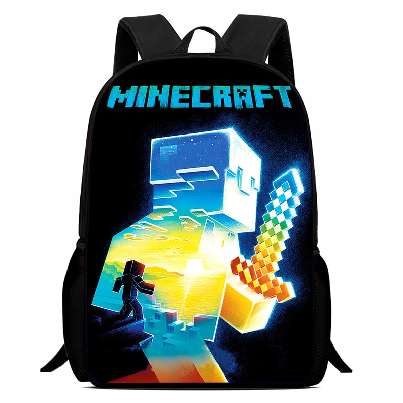 Mochila School Backpack,Cartoon Mini-Craft School Bags for Girls Boys,Durable &Light Weight Kids Backpack for Kindergarteen
