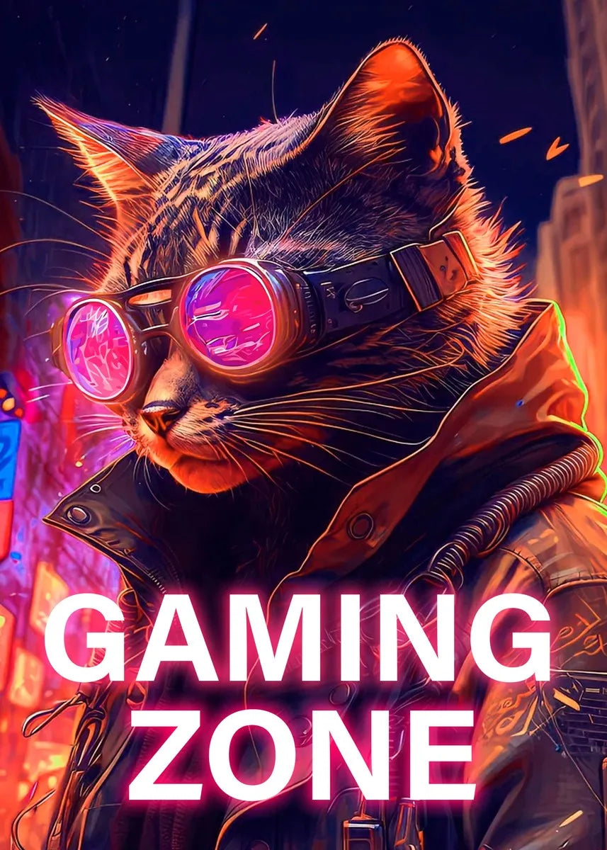 Retro Pop Punk Gaming Gamer Game Zone Poster Aesthetic Abstract Gamepad Girl Canvas Printing Wall Art Picture Kawaii Room Decor