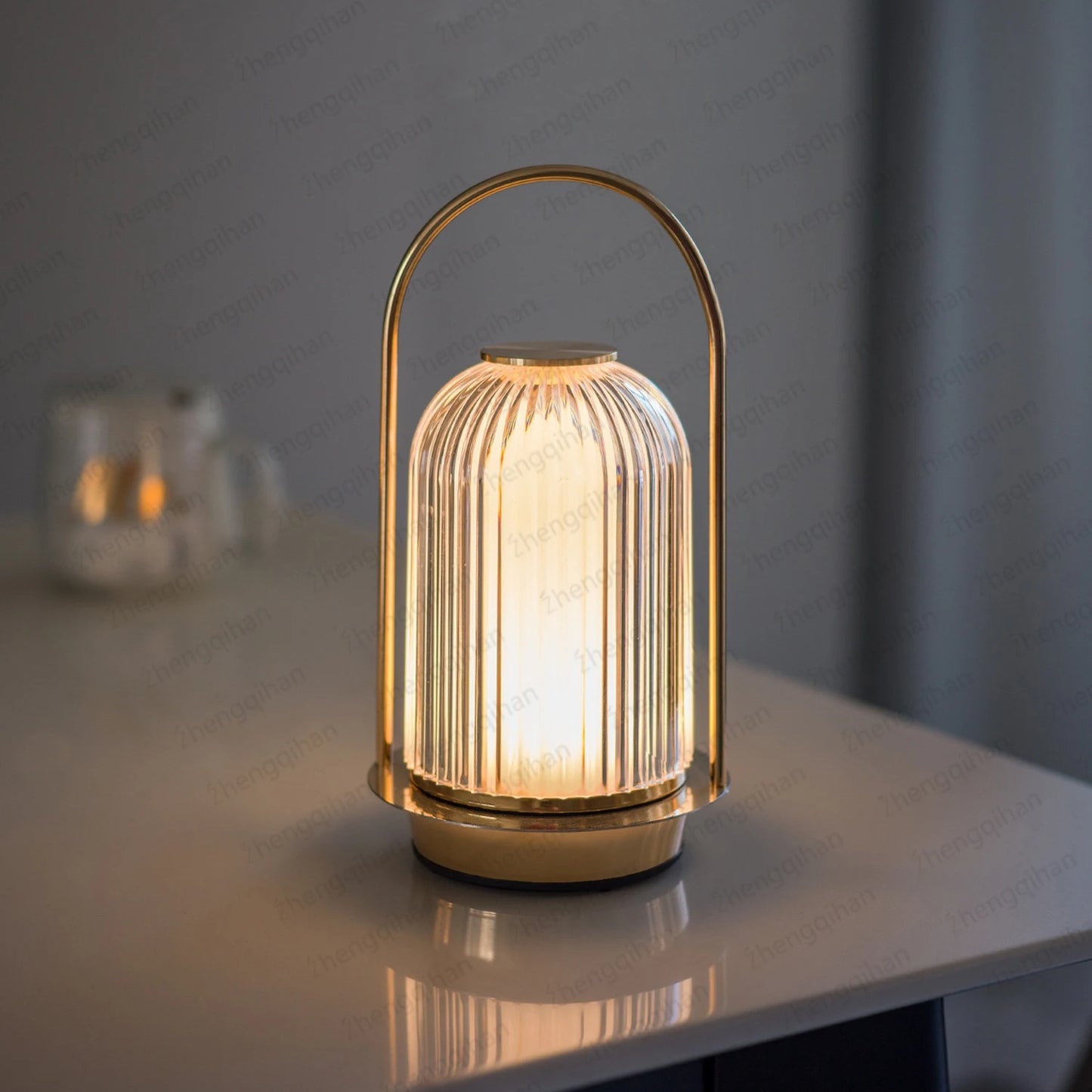 Wireless Crystal Table Lamp – Rechargeable LED Touch Bedside Night Light for Bedroom, Bar & Coffee Décor