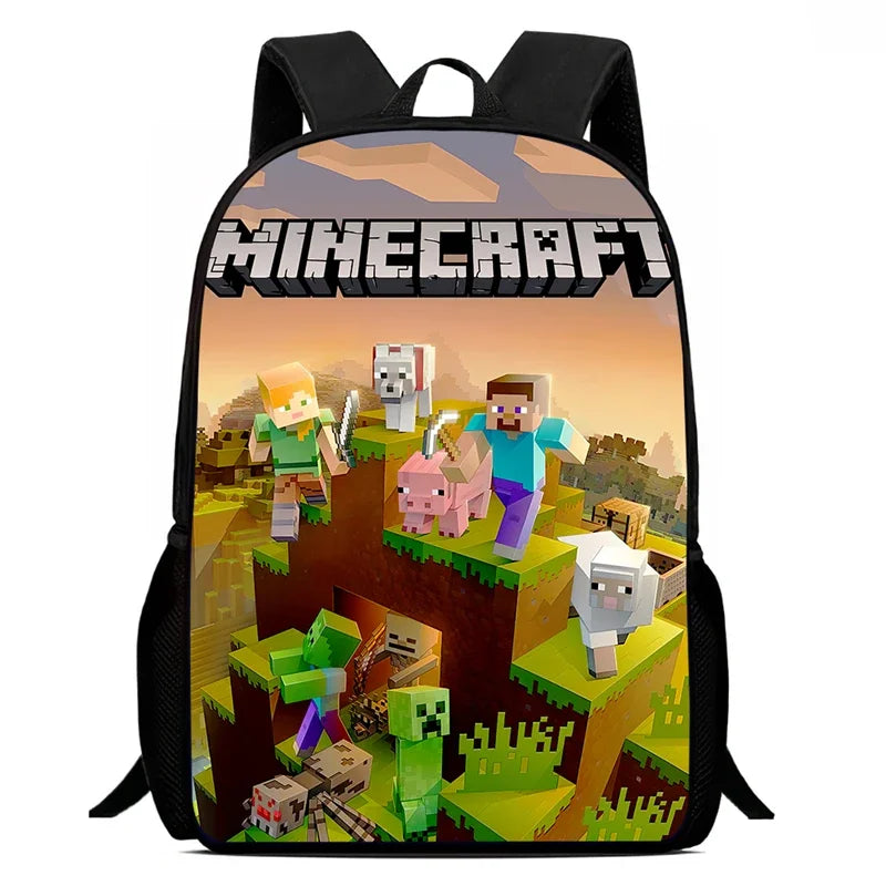 Mochila School Backpack,Cartoon Mini-Craft School Bags for Girls Boys,Durable &Light Weight Kids Backpack for Kindergarteen