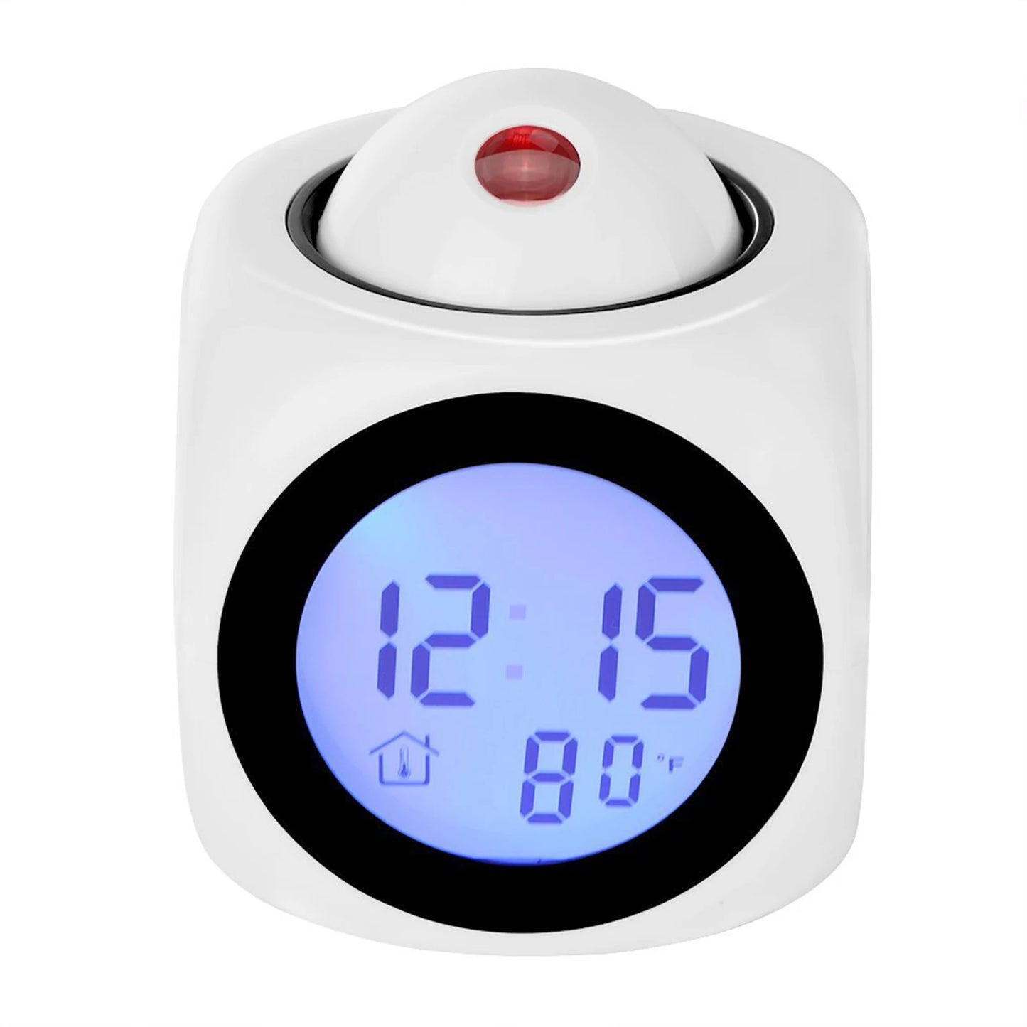 Creative LED Digital Projection Alarm Clock – Time, Temp & Snooze Function for Bedside & Home
