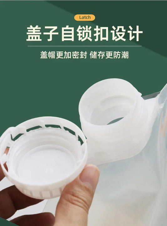 Grains Storage Packaging Bag Rice Dispenser Insect Proof Food Storage Sealed Bag Bean Container Kitchen Organizer with Nozzle - Thrifty Delights