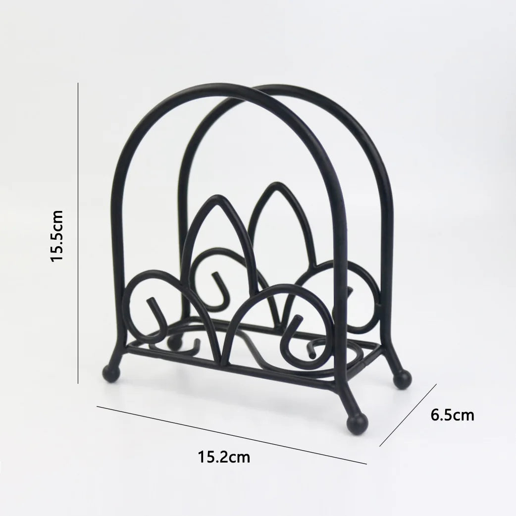 Napkin Holder For Table Modern Metal Black Napkin Holders For Kitchen Dining Tables Countertops Paper Cocktail Napkins Holder