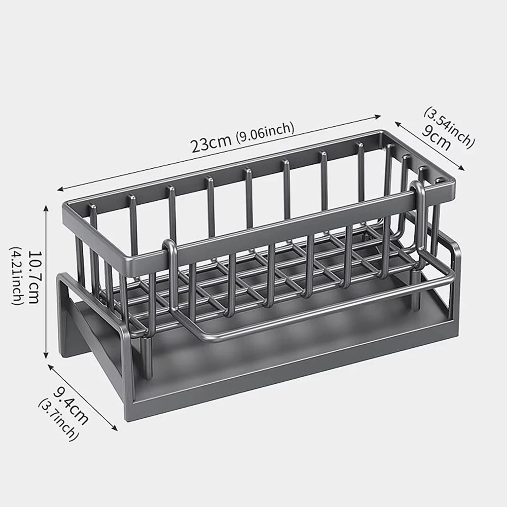 Kitchen Sink Drain Rack Organizer Sponge Storage Faucet Holder Soap Drainer Dishcloth Towel Rack Kitchen Sink Organizer