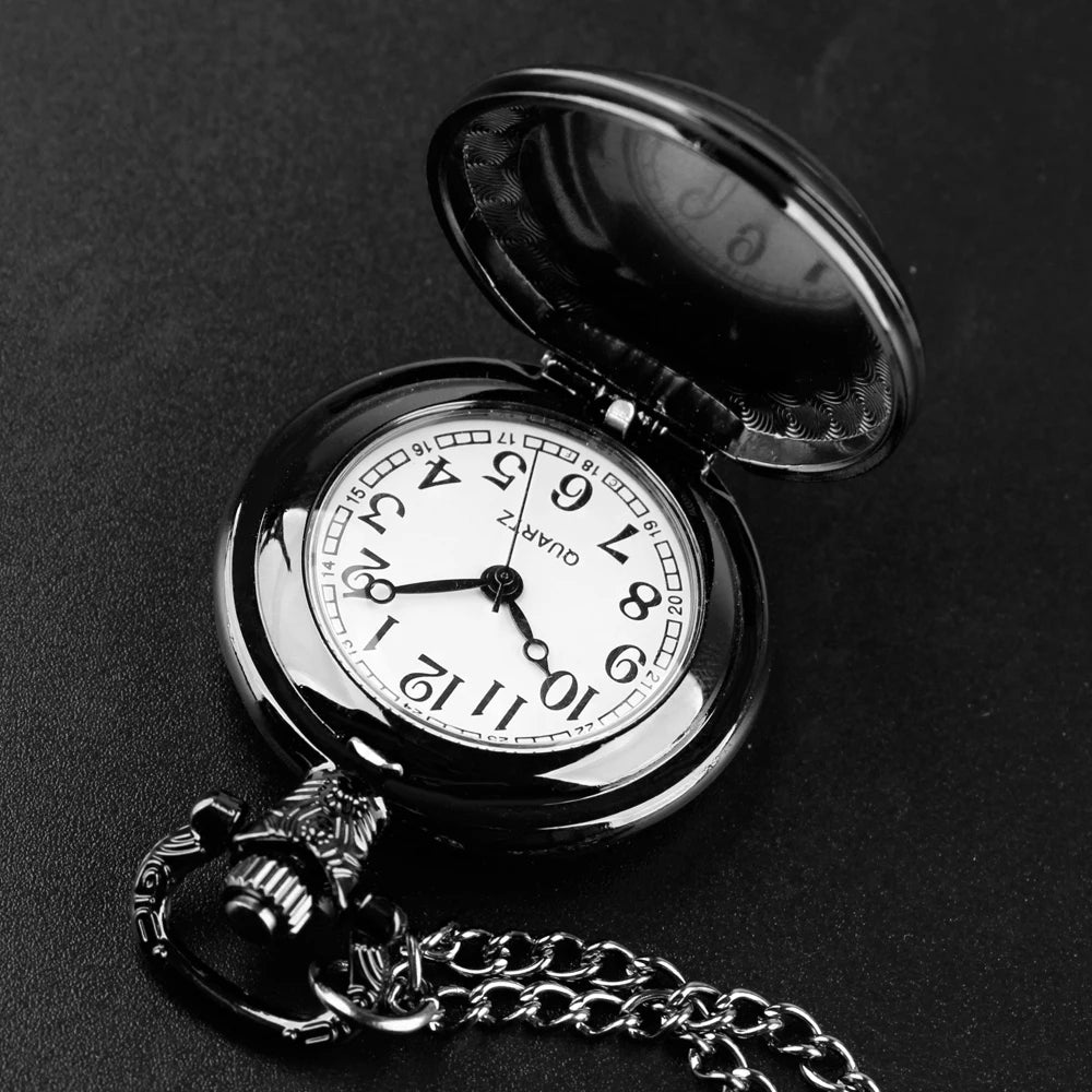 Unique Steampunk Glass Dome Vintage Quartz Pocket Watch Men Women Pendant Necklace Chain Charm Clock Hours Watch Jewelry Gifts