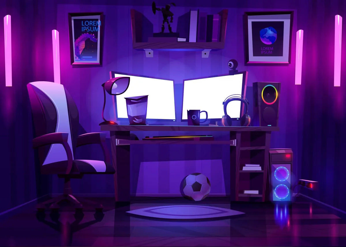 Retro Pop Punk Gaming Gamer Game Zone Poster Aesthetic Abstract Gamepad Girl Canvas Printing Wall Art Picture Kawaii Room Decor
