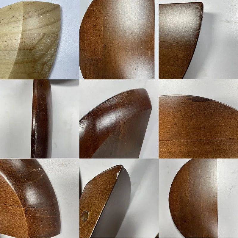 Solid Wooden Semicircle Wall Shelves – Decorative Floating Racks for Entryway, Bedroom, Kitchen & Storage Organization
