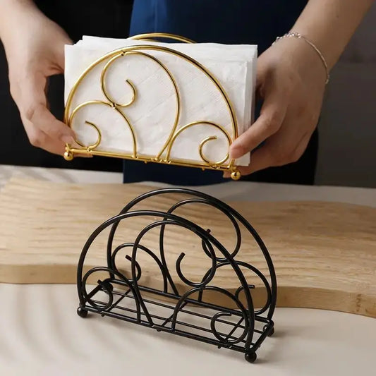 Napkin Holder For Table Modern Metal Black Napkin Holders For Kitchen Dining Tables Countertops Paper Cocktail Napkins Holder