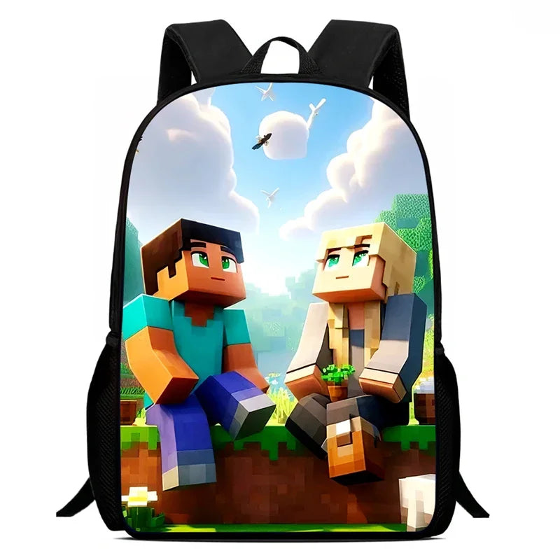 Mochila School Backpack,Cartoon Mini-Craft School Bags for Girls Boys,Durable &Light Weight Kids Backpack for Kindergarteen