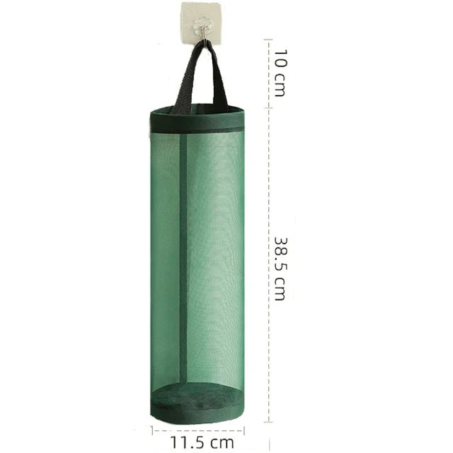 Home Grocery Bag Holder Wall Mount Plastic Bag Holder Dispenser Hanging Storage Trash Garbage Bag Kitchen Garbage Organizer - Thrifty Delights