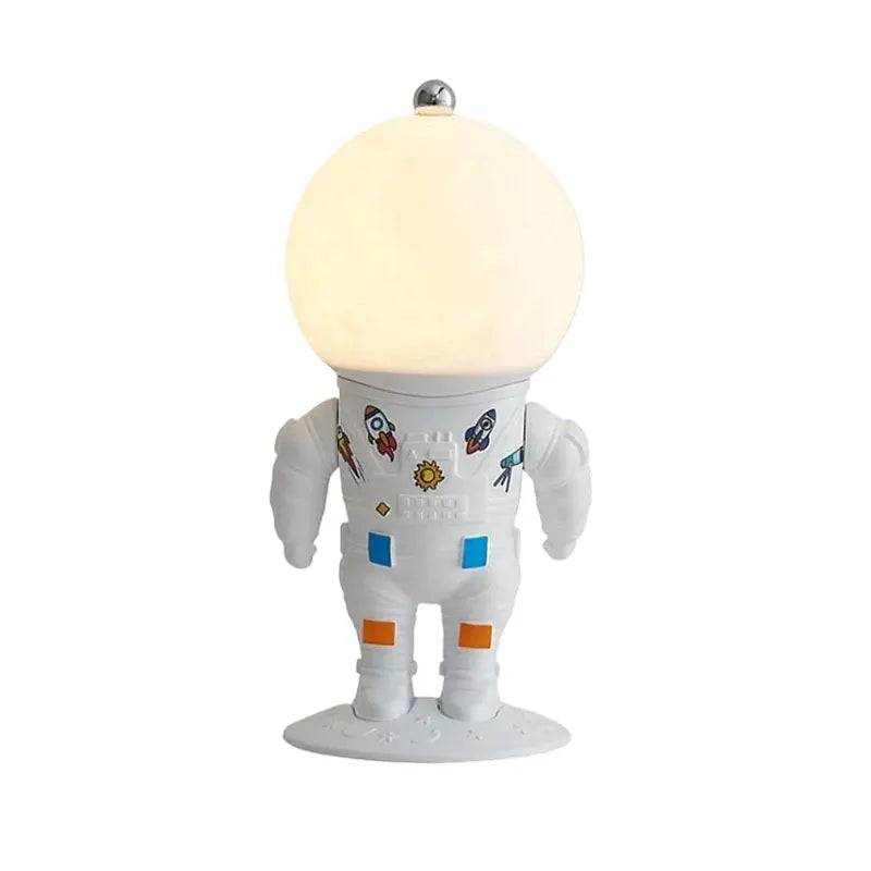 Astronaut Moon Desk Lamp – Creative 3D Night Light, Rechargeable Bedside Lamp & Perfect Birthday Gift for Kids & Boys