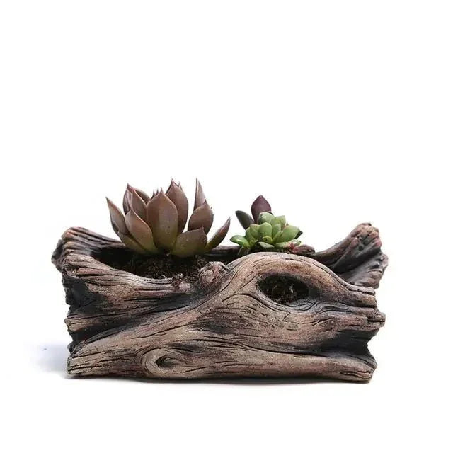 Tree - Shaped Resin Succulent Planter: Perfect for Any Space! - Thrifty Delights