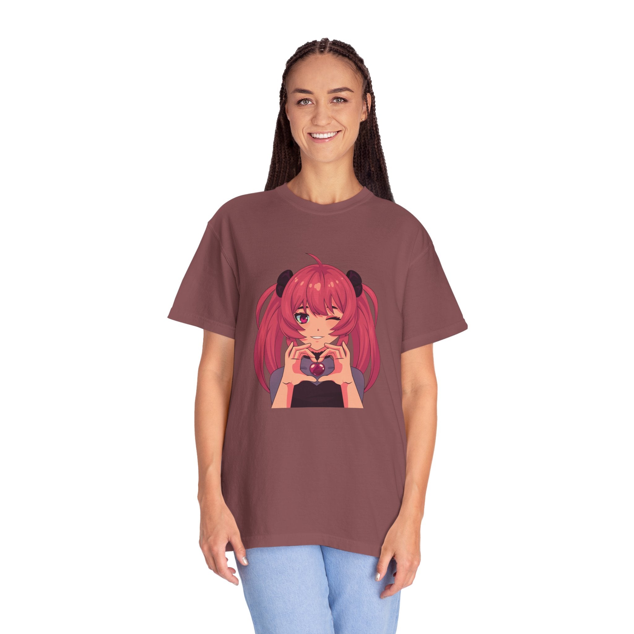 LOVE Garment-Dyed T-shirt for Women