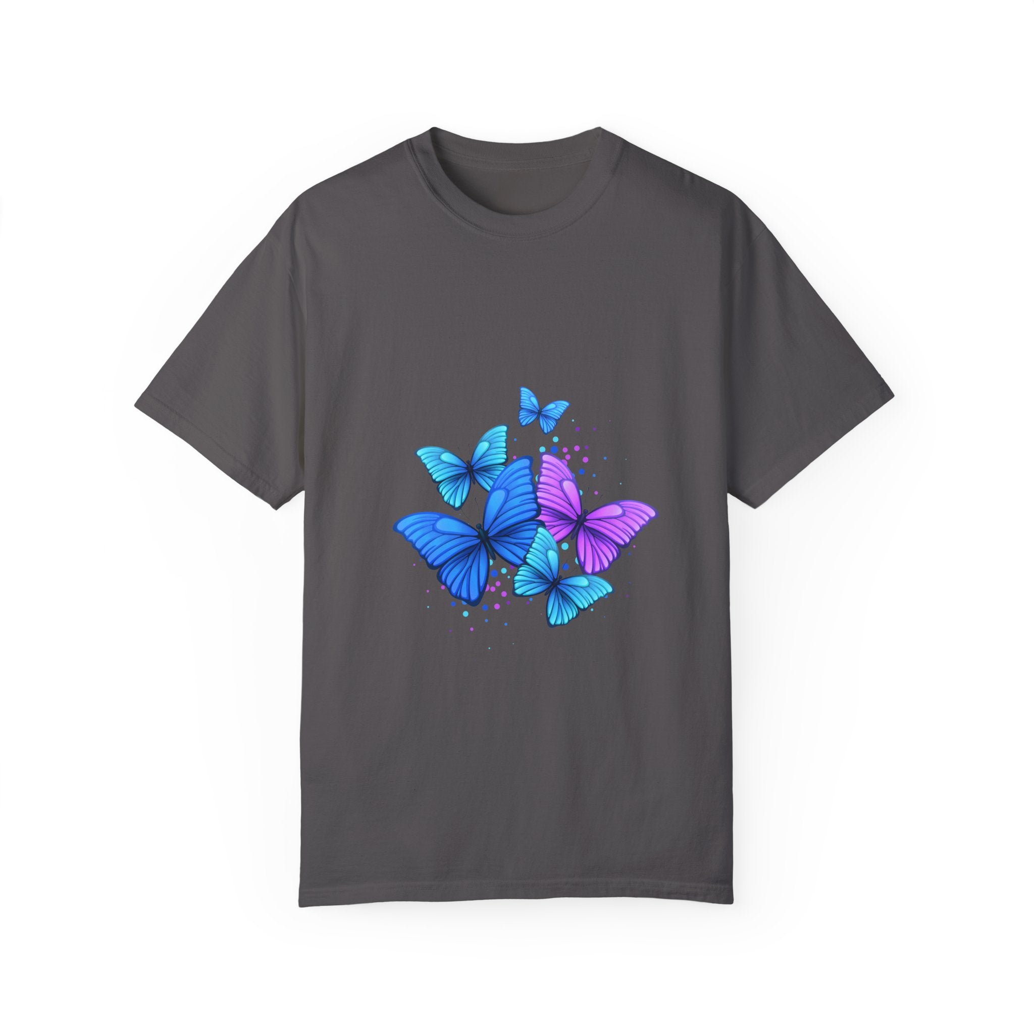 BUTTERFLIES Garment-Dyed T-shirt for Women