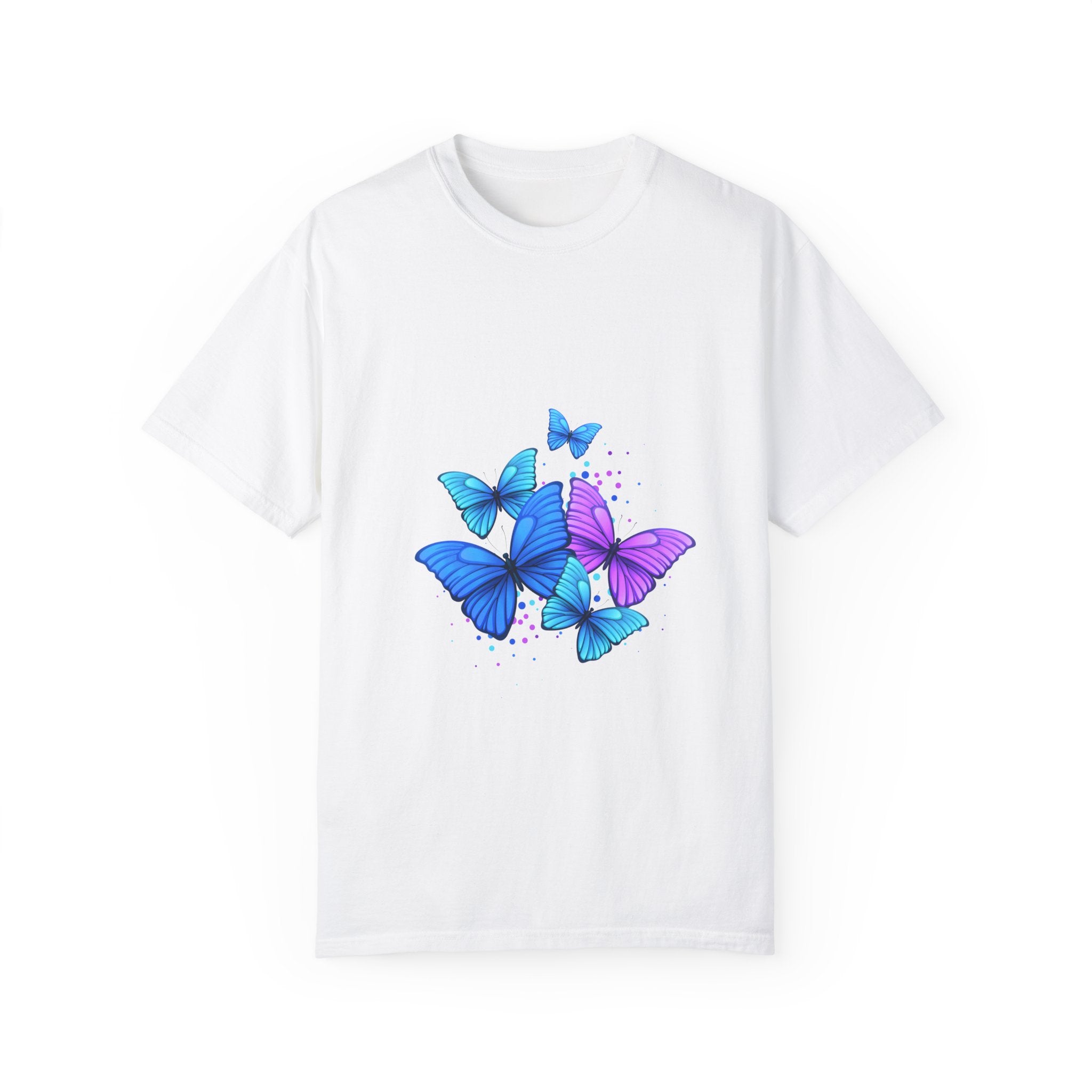 BUTTERFLIES Garment-Dyed T-shirt for Women