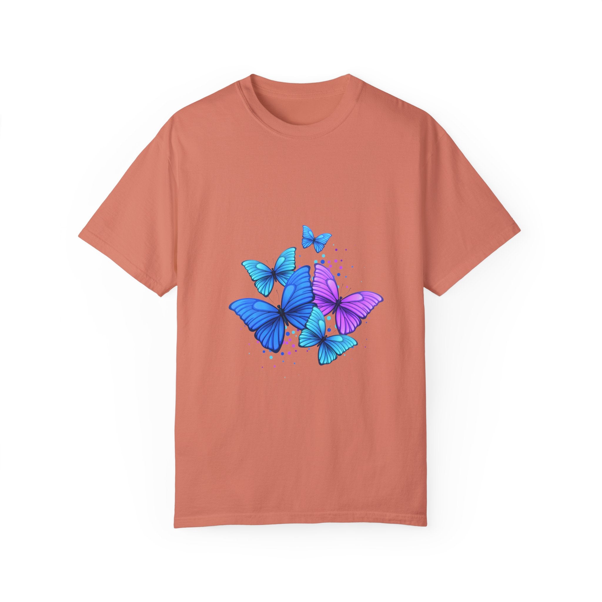 BUTTERFLIES Garment-Dyed T-shirt for Women