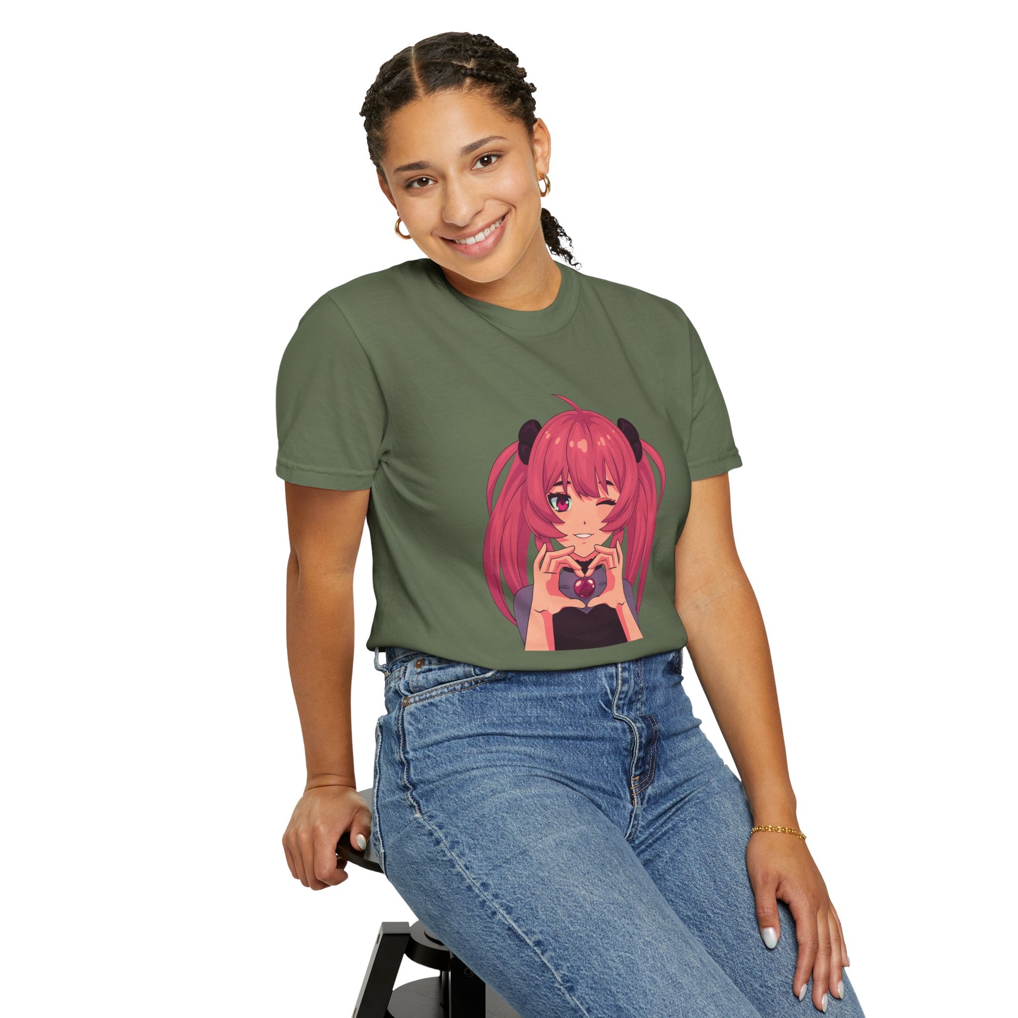 LOVE Garment-Dyed T-shirt for Women