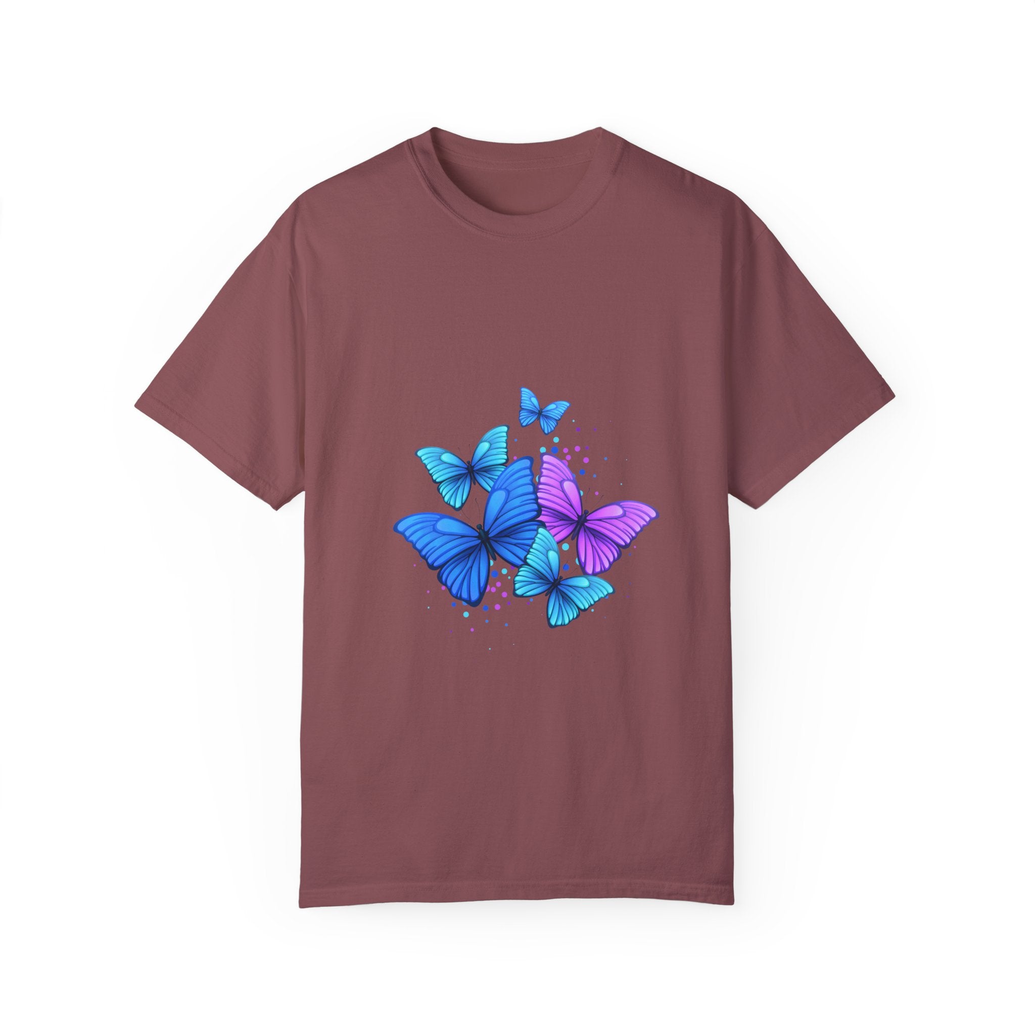 BUTTERFLIES Garment-Dyed T-shirt for Women