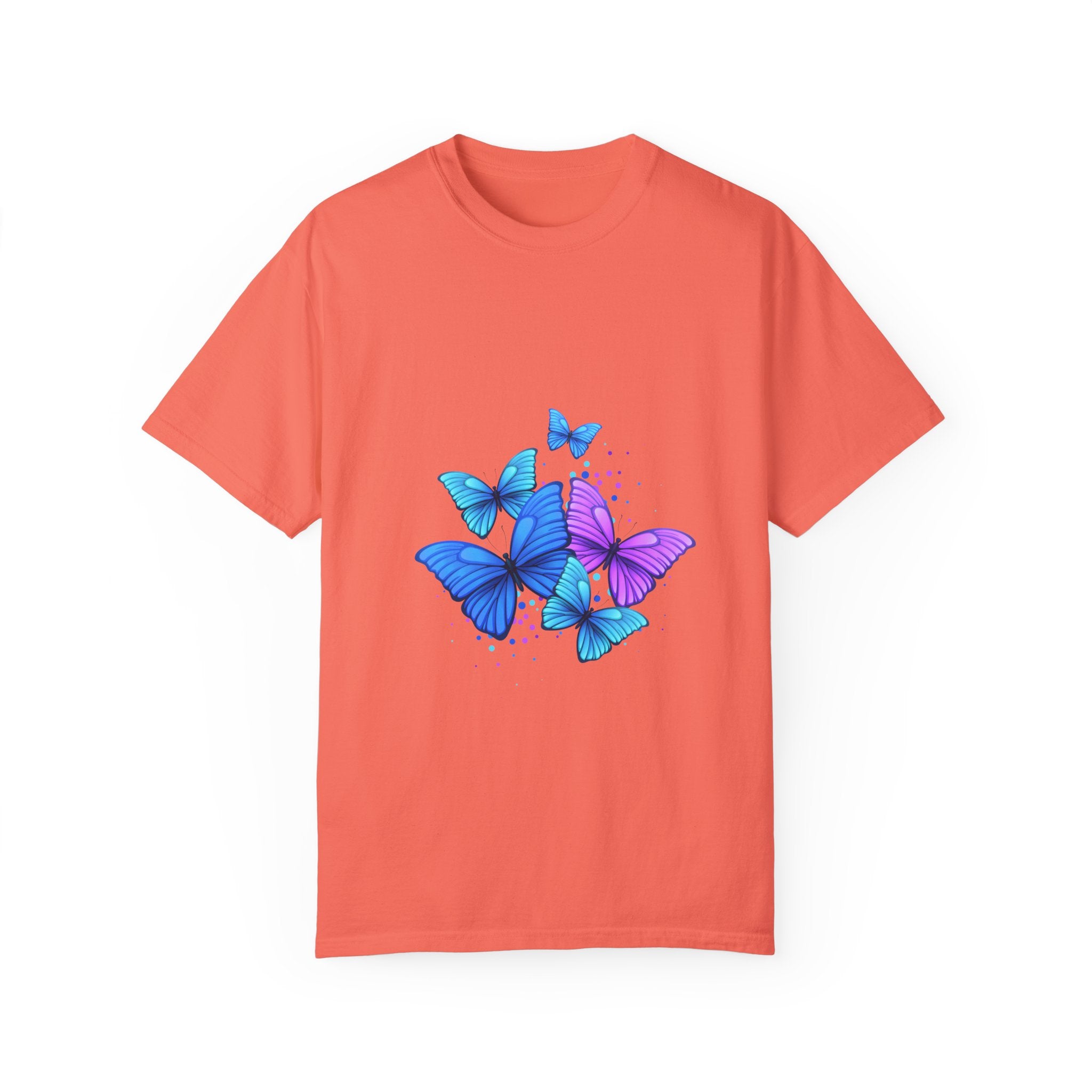 BUTTERFLIES Garment-Dyed T-shirt for Women