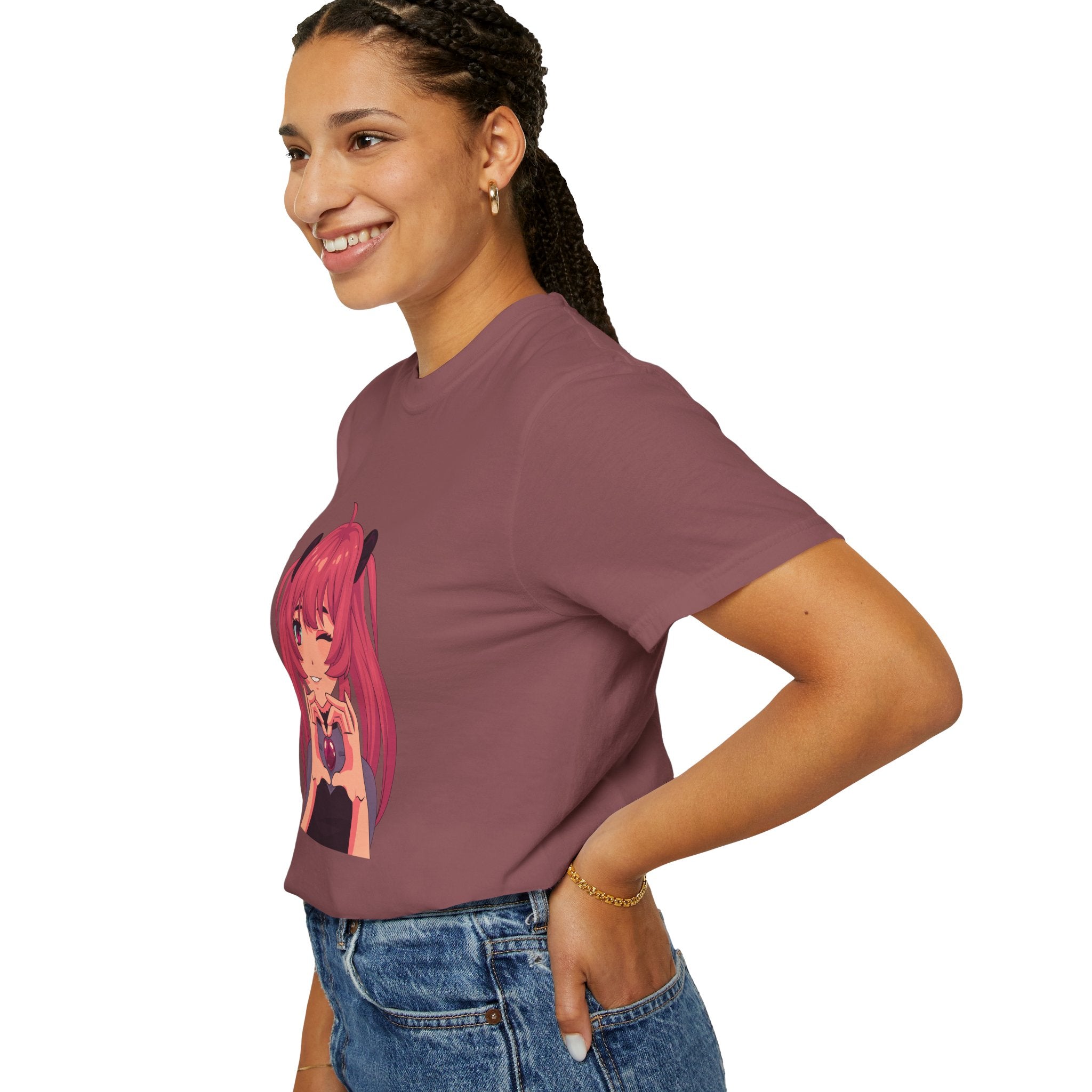 LOVE Garment-Dyed T-shirt for Women
