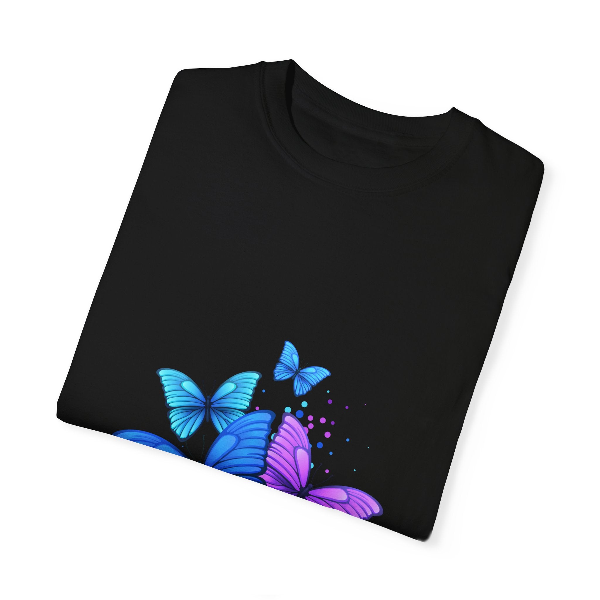 BUTTERFLIES Garment-Dyed T-shirt for Women