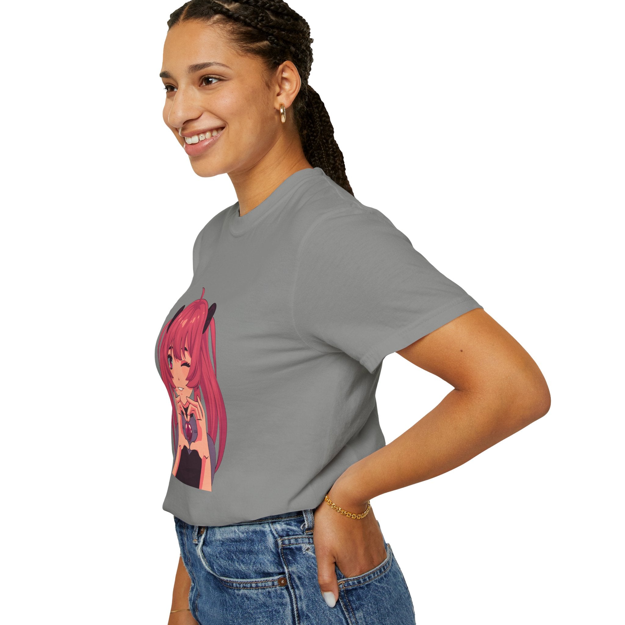 LOVE Garment-Dyed T-shirt for Women