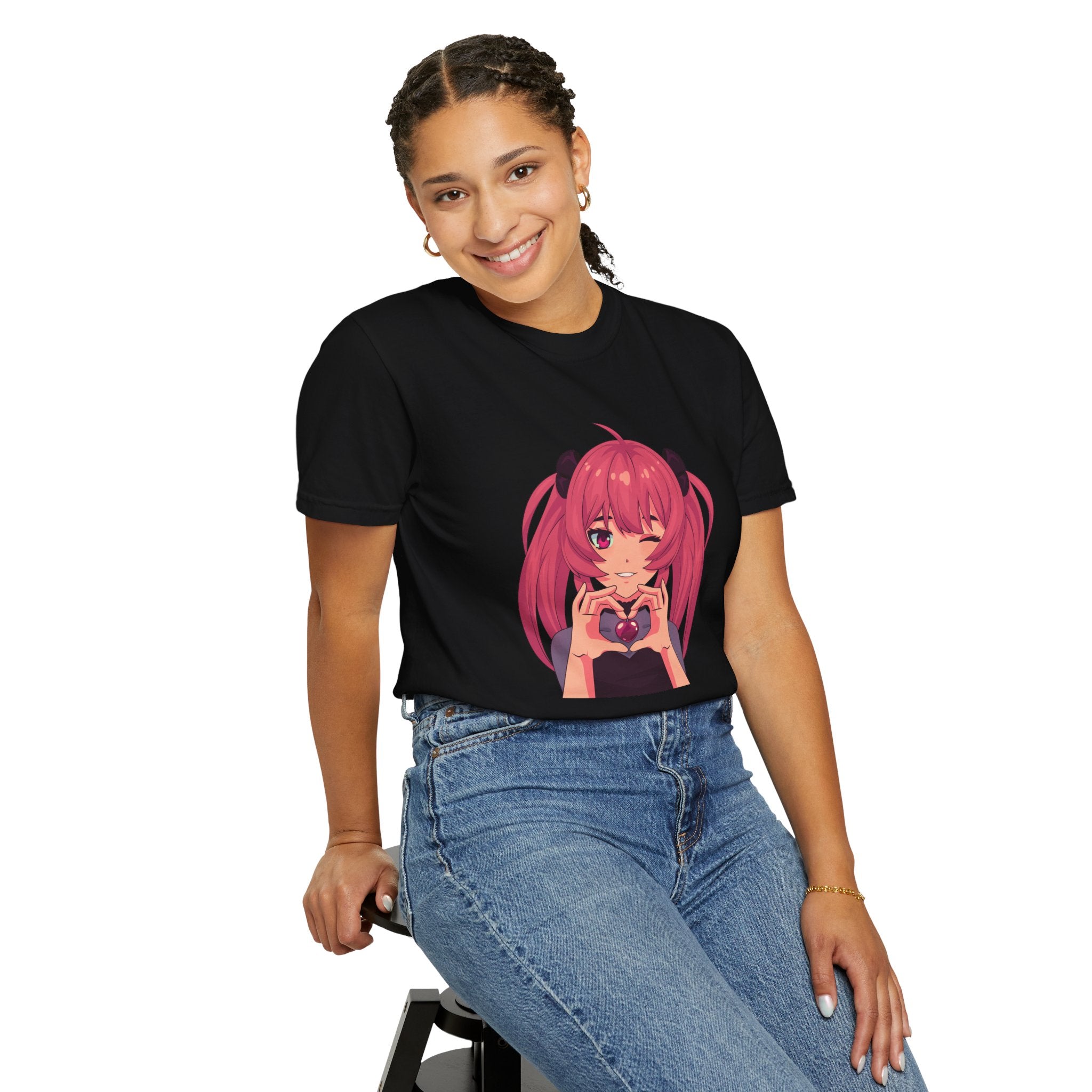 LOVE Garment-Dyed T-shirt for Women
