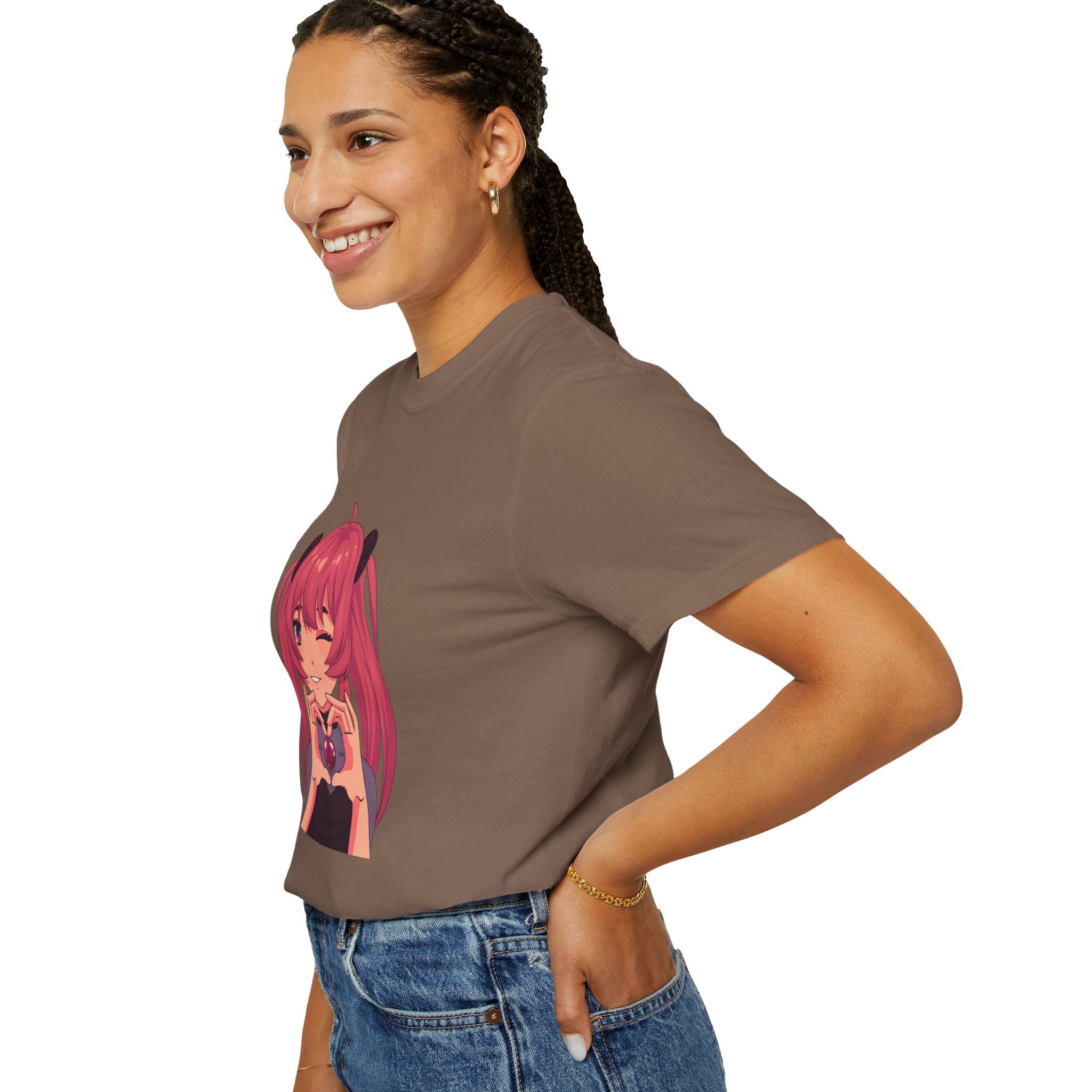 LOVE Garment-Dyed T-shirt for Women