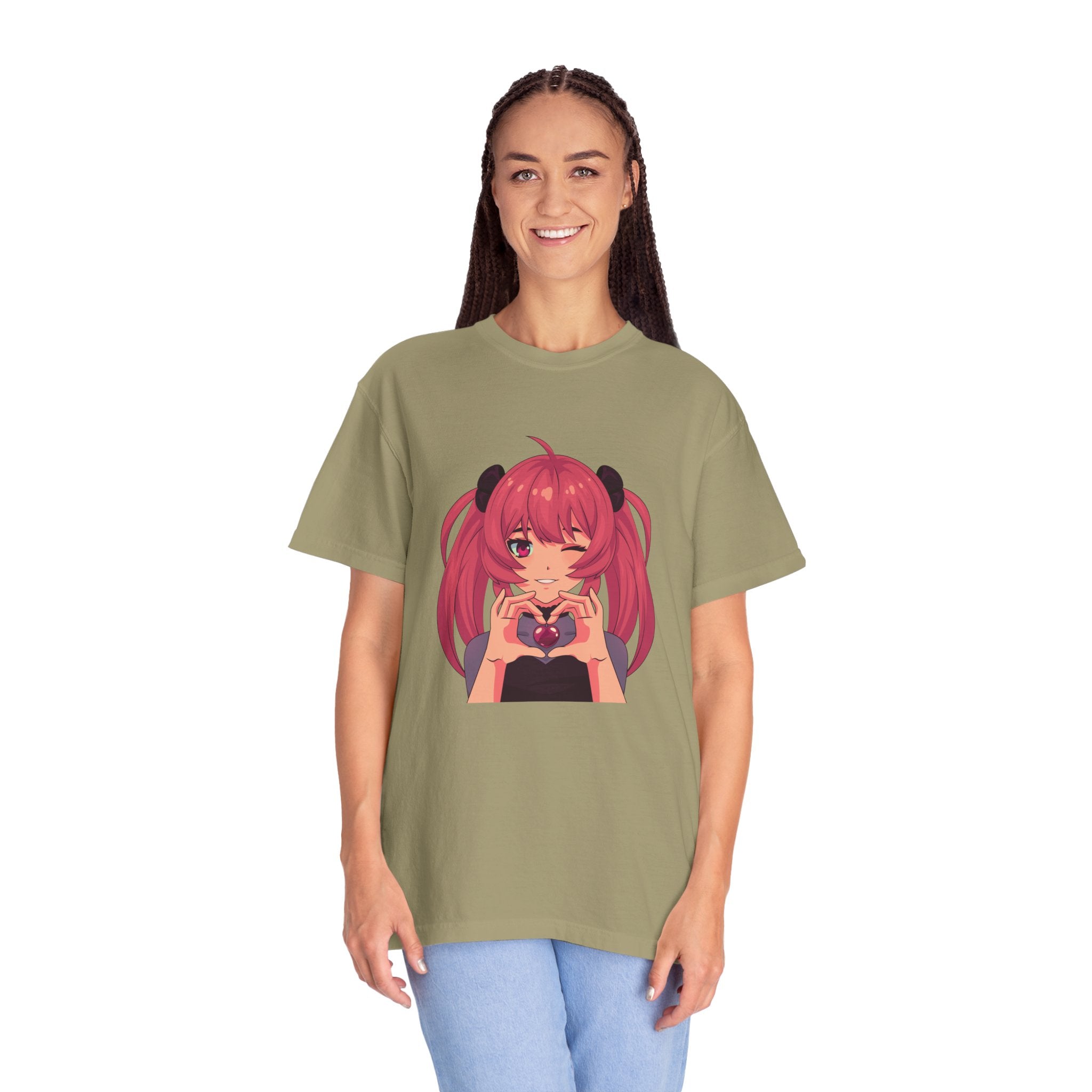 LOVE Garment-Dyed T-shirt for Women