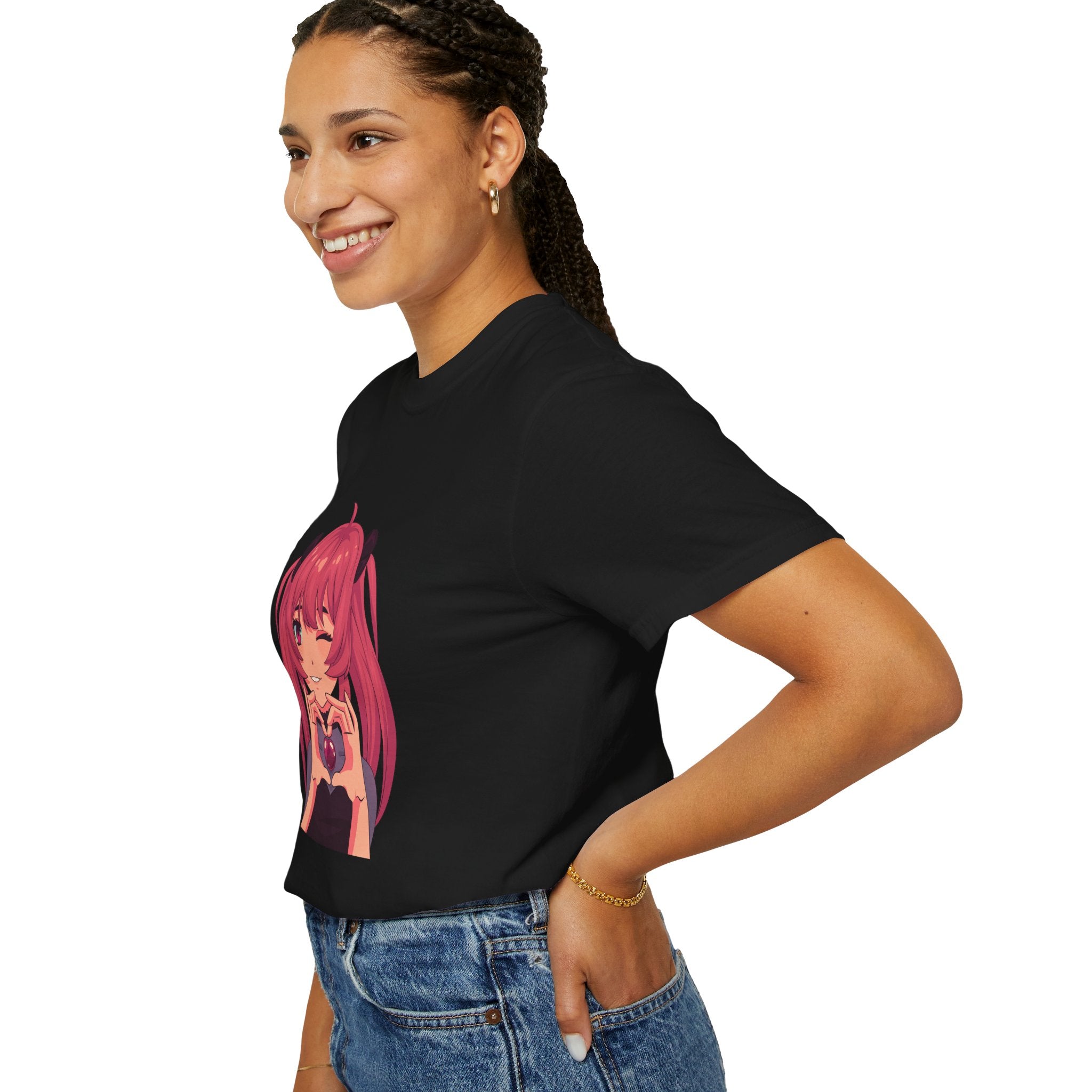 LOVE Garment-Dyed T-shirt for Women