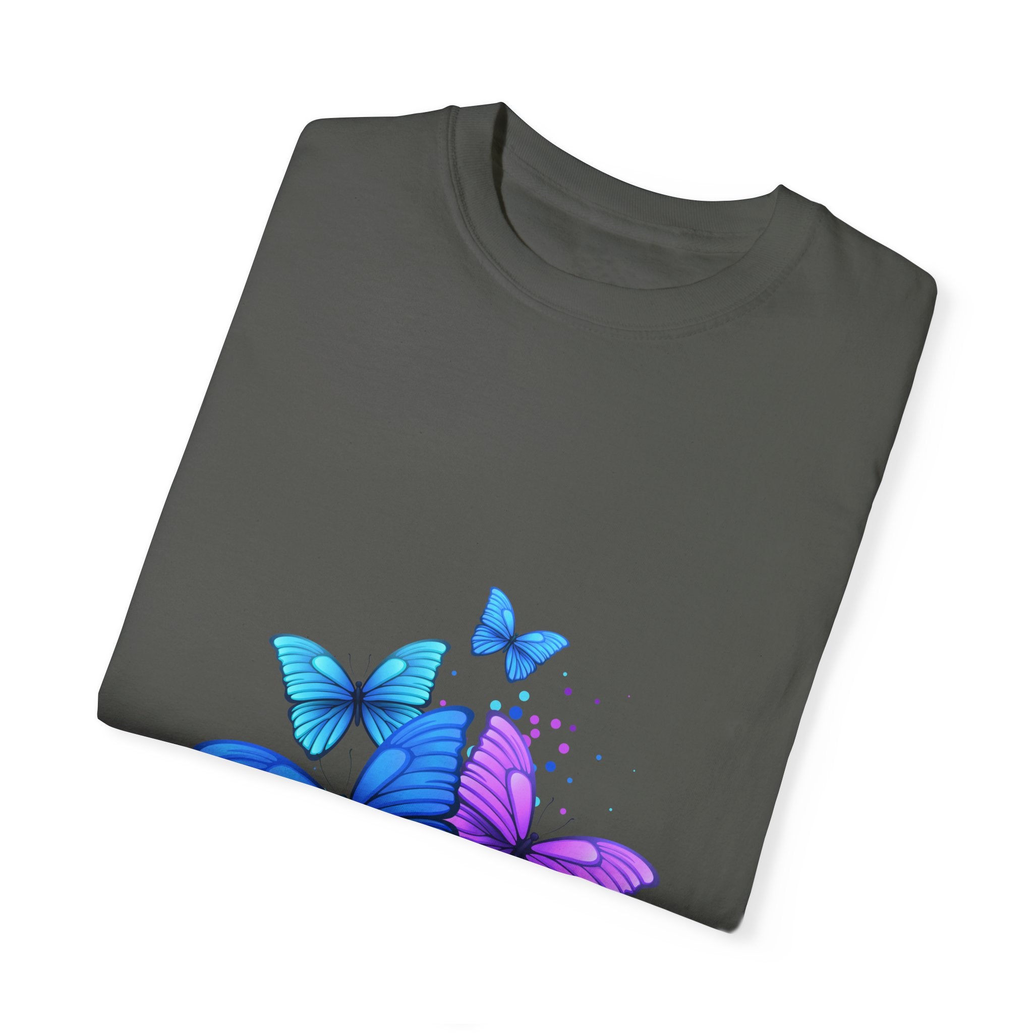 BUTTERFLIES Garment-Dyed T-shirt for Women
