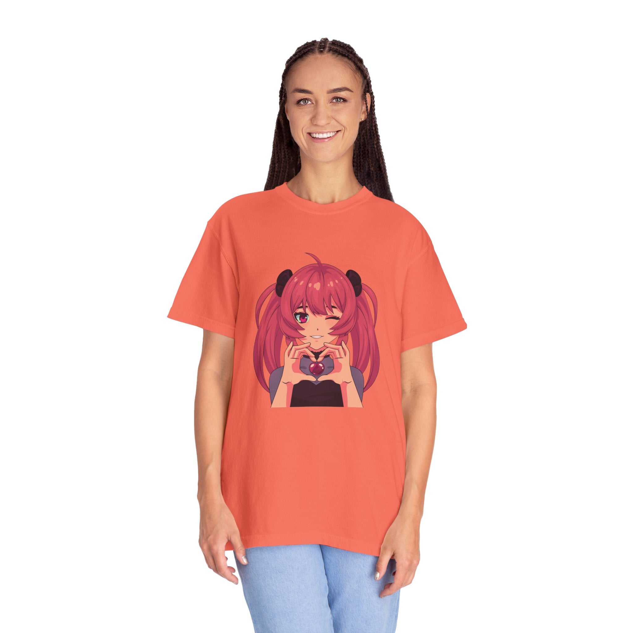 LOVE Garment-Dyed T-shirt for Women