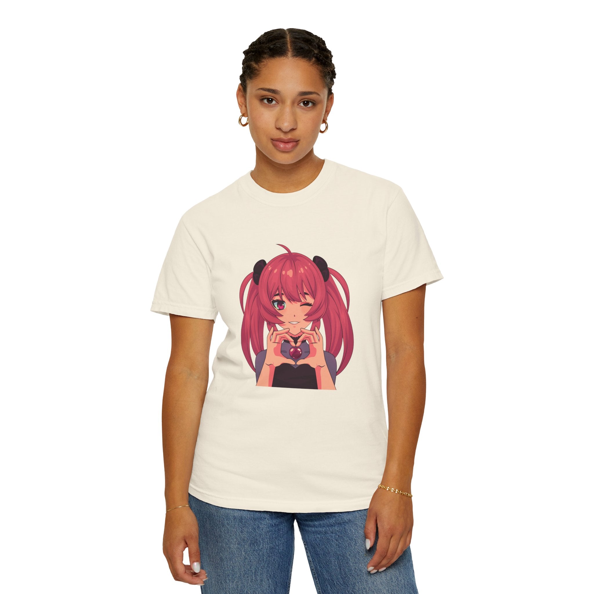 LOVE Garment-Dyed T-shirt for Women