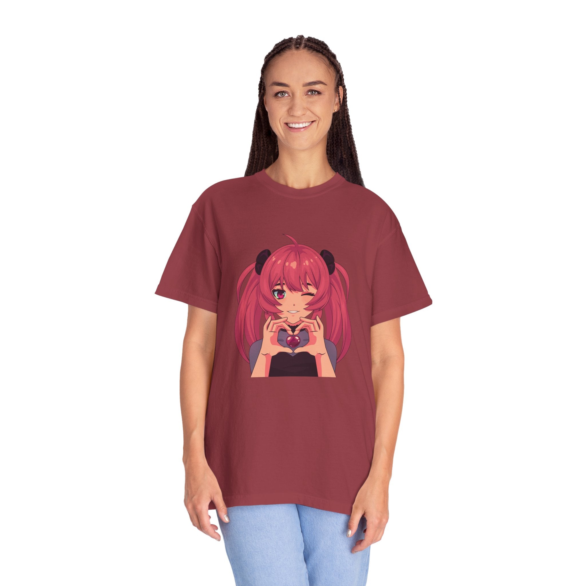 LOVE Garment-Dyed T-shirt for Women